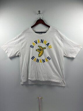 Savannah Bananas Banana Ball White Graphic Tee XL